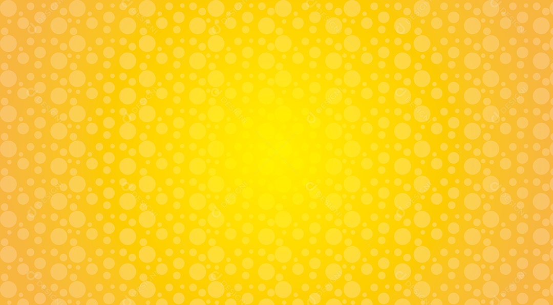 Background elegante amarelo formas geometricas circulares