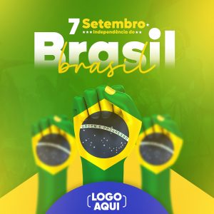 Dia da Independência do Brasil 7 de Setembro Social Media PSD Editável