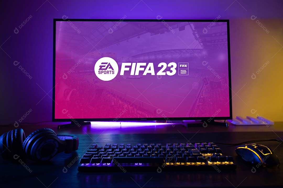 FIFA 23 Computador videogame multiplayer online desenvolvido pela EA Sports