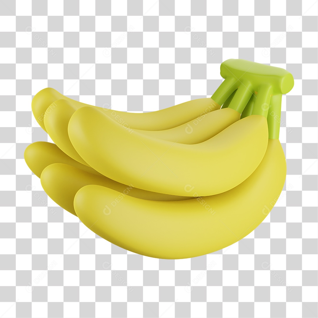 Fruta Banana PNG Transparente