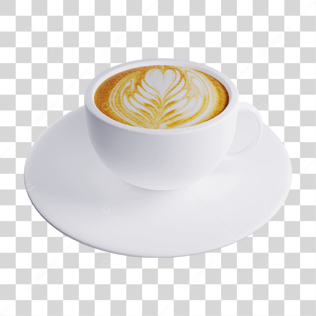 Xícara de Café Quente PNG Transparente