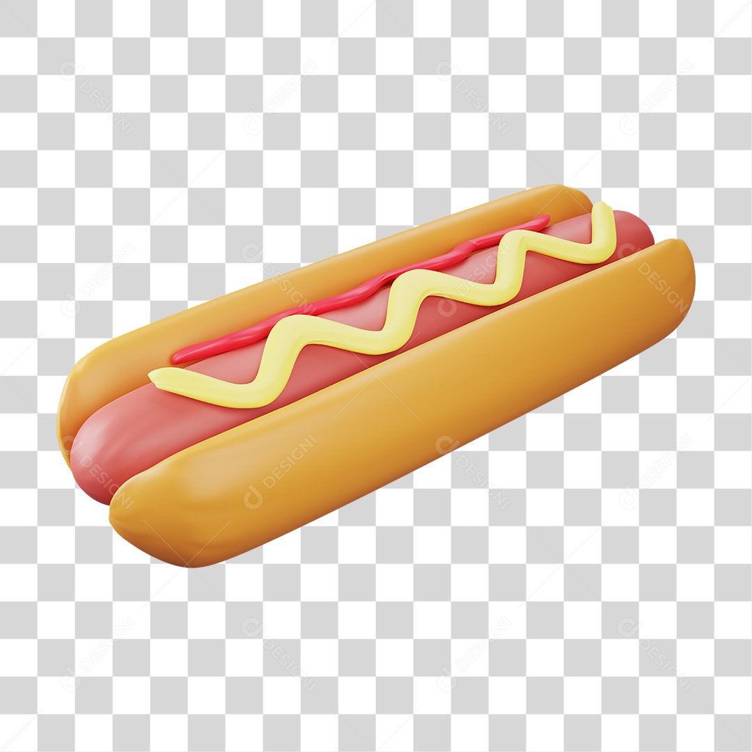 Hot-Dog Lanche PNG Transparente