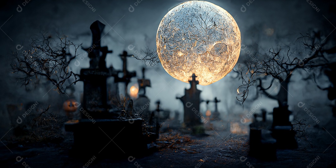 Cenário de Halloween