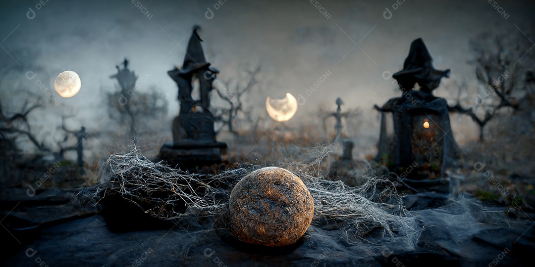 Cenário de Halloween