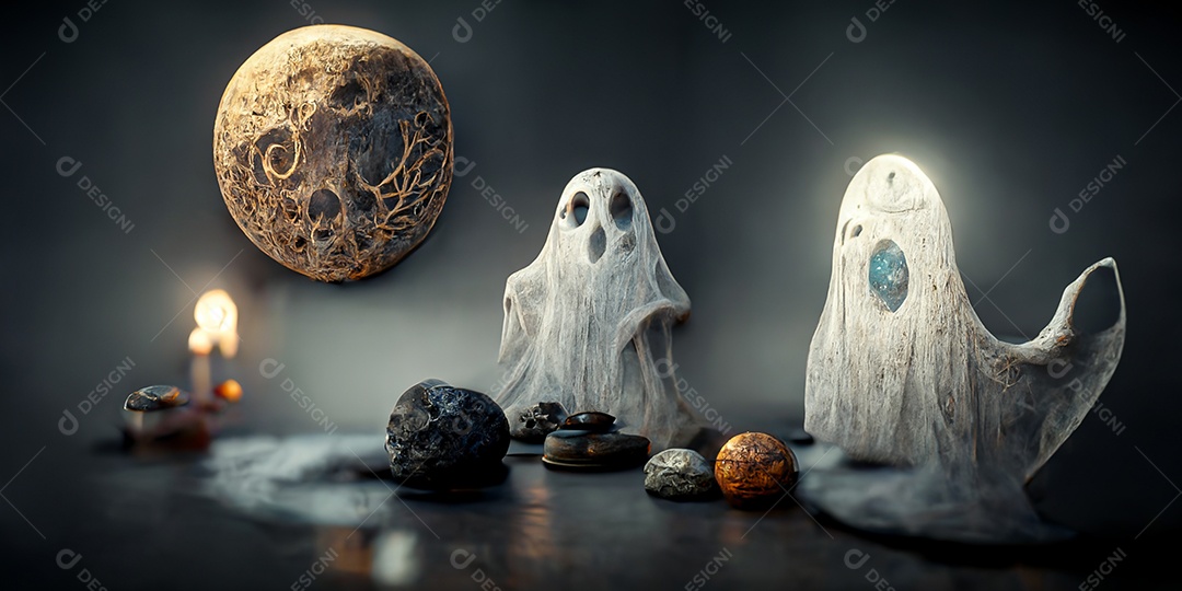 Cenário de Halloween