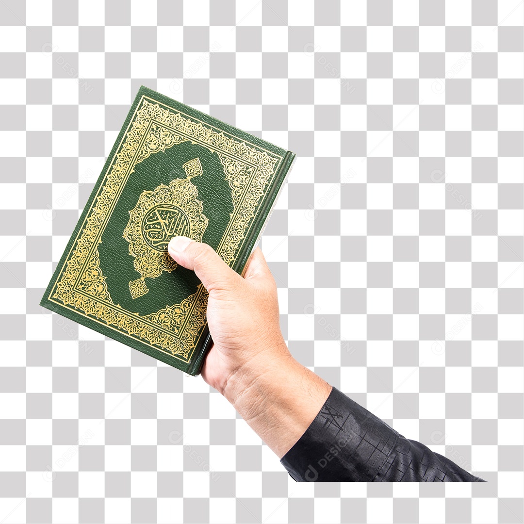 Mão de Homem Segurando Livro PNG Transparente