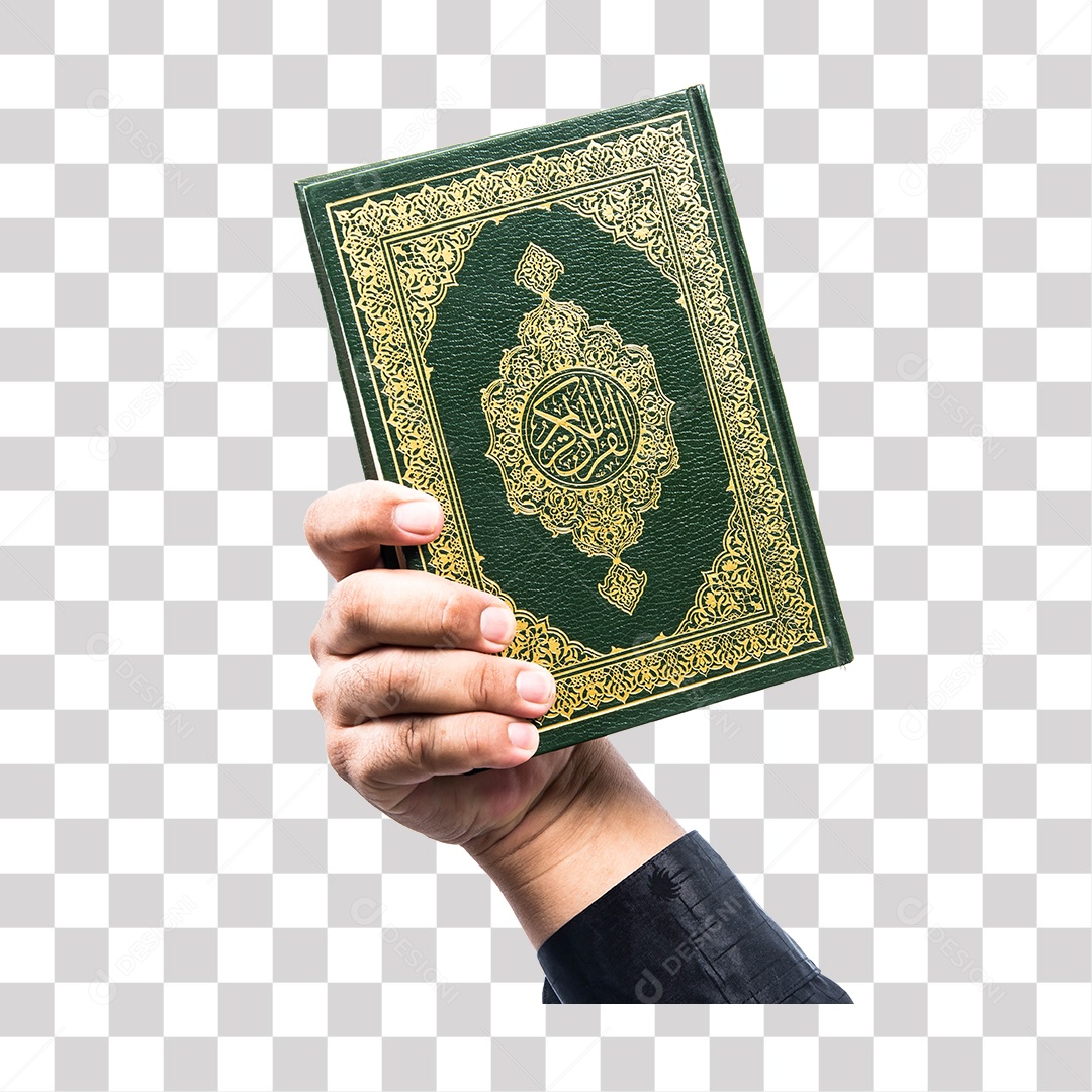 Mão de Homem Segurando Livro PNG Transparente