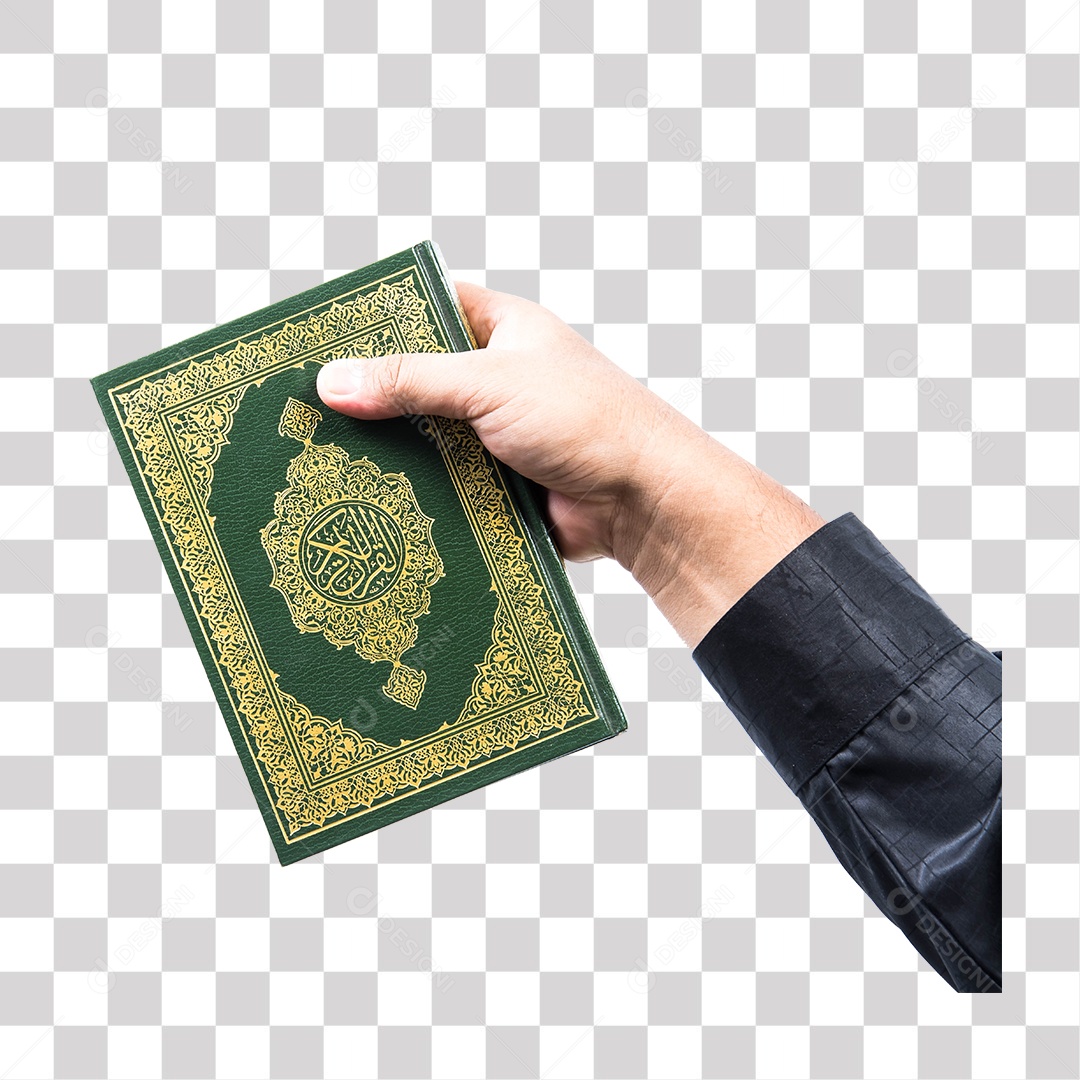 Mão de Homem Segurando Livro PNG Transparente