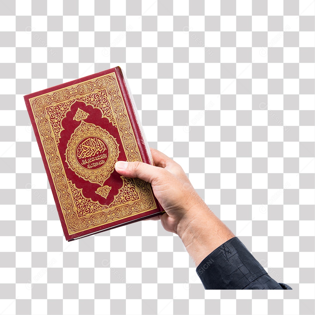 Mão de Homem Segurando Livro PNG Transparente