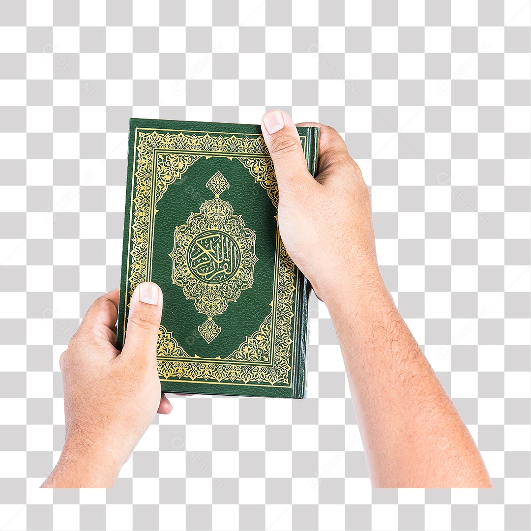 Mão de Homem Segurando Livro PNG Transparente