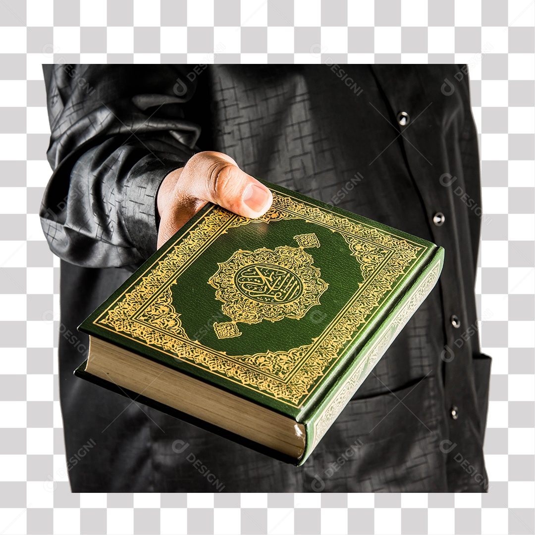 Mão de Homem Segurando Livro PNG Transparente