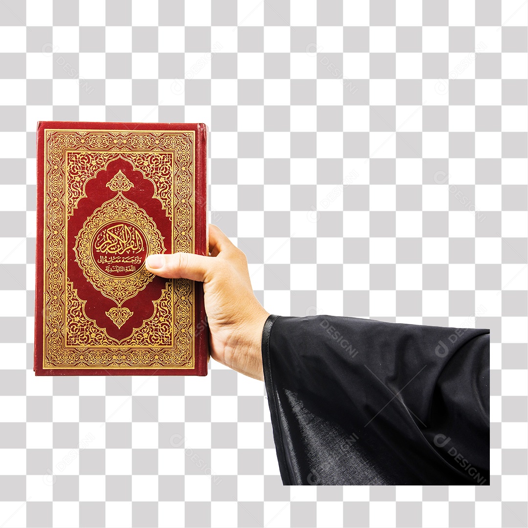 Mão de Homem Segurando Livro PNG Transparente