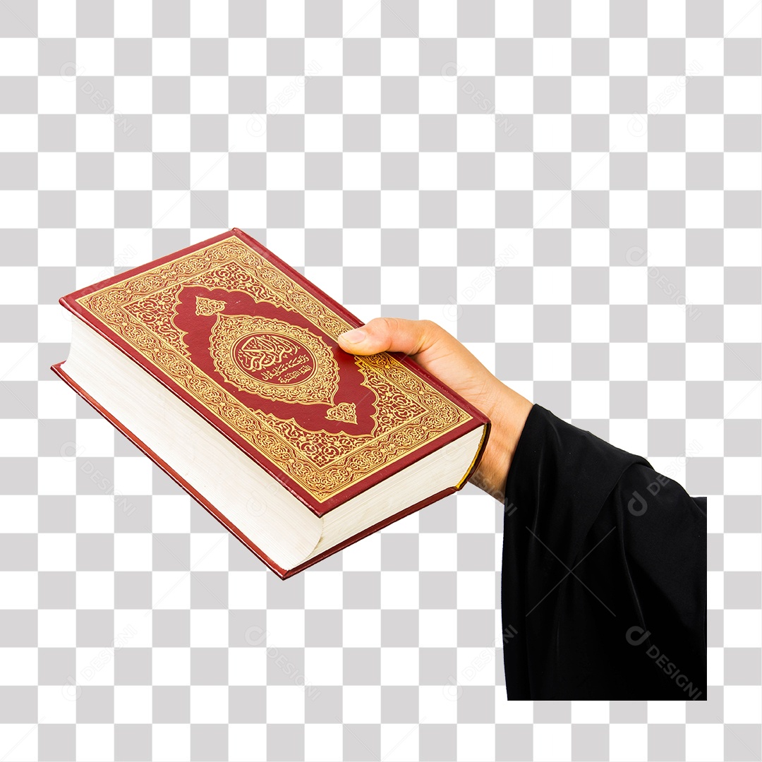 Mão de Homem Segurando Livro PNG Transparente