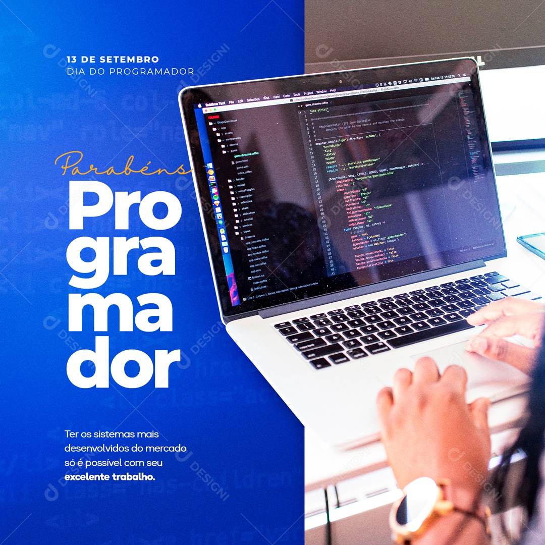 Dia Do Programador Data Comemorativa Social Media PSD Editável