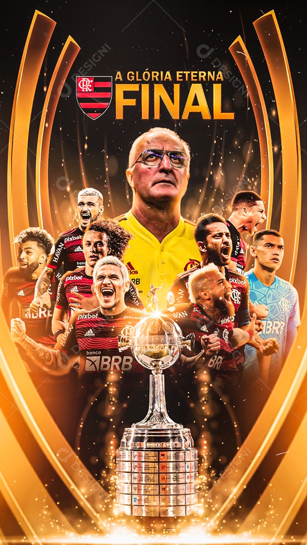 Flyer A Glória De Eterna De Um Campeão Social Media PSD Editável