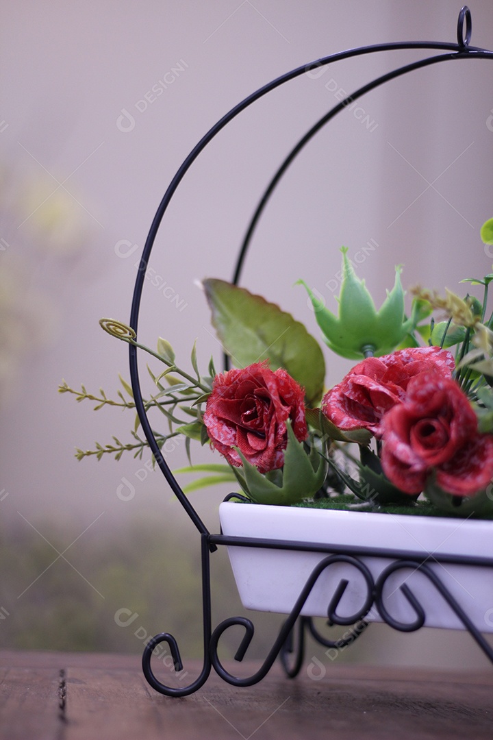 Vaso de flores lindo efeite decorativo imagem JPG