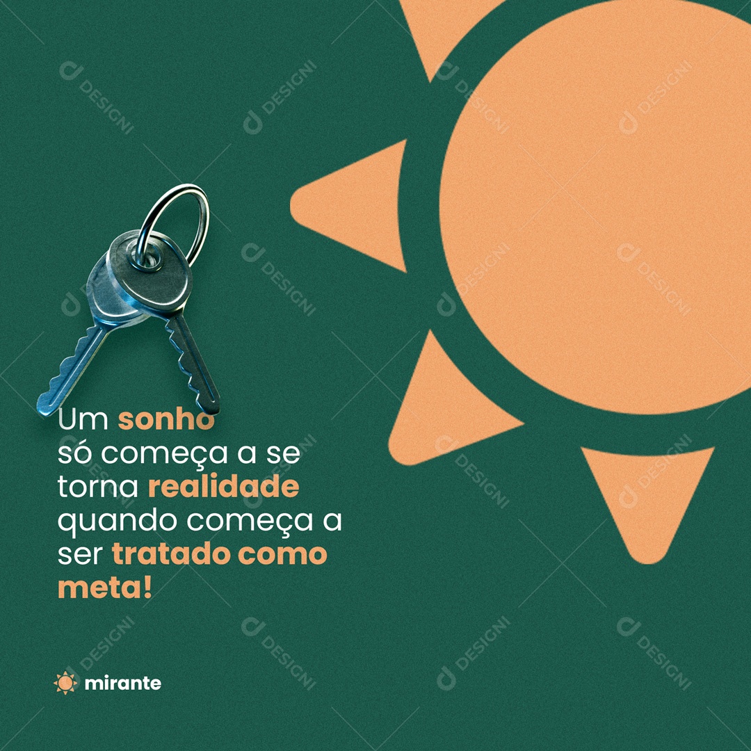 Social Media Imobiliária Casa ou Apartamento? PSD Editável