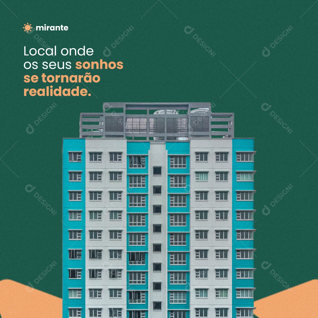 Social Media Condomínio Local Onde Seus Sonhos se Tornarão Realidade PSD Editável