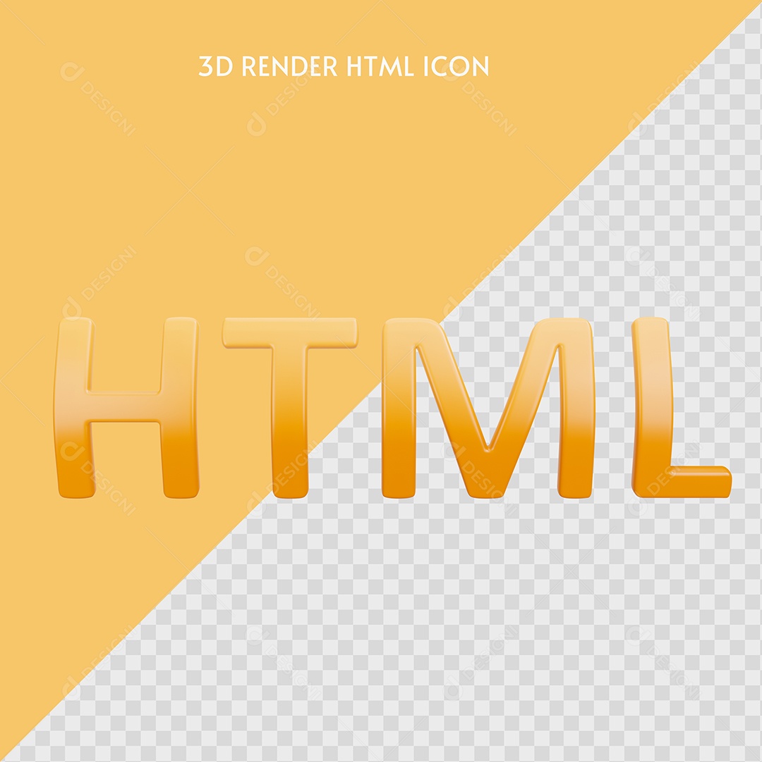 Texto 3D HTML PSD