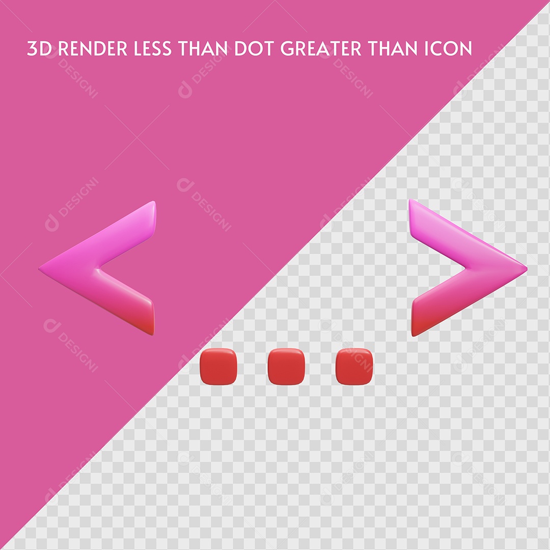 Ícone 3D Menos Que Um Ponto Maior Que o Ícone PSD