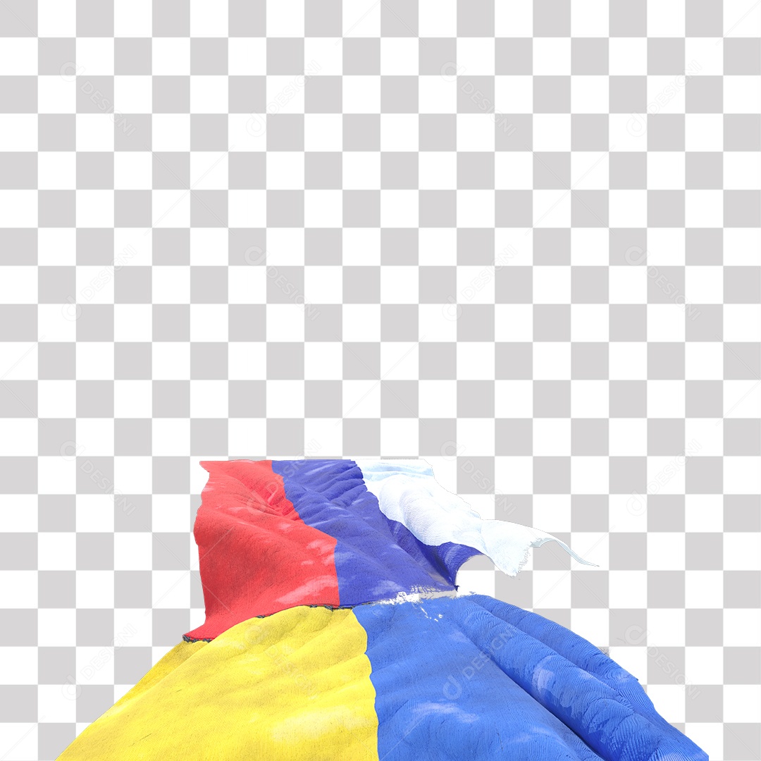 Tecido colorido rasgado PNG Transparente