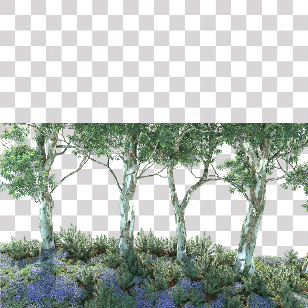 Árvore de Folha Planta com Flor PNG Transparente