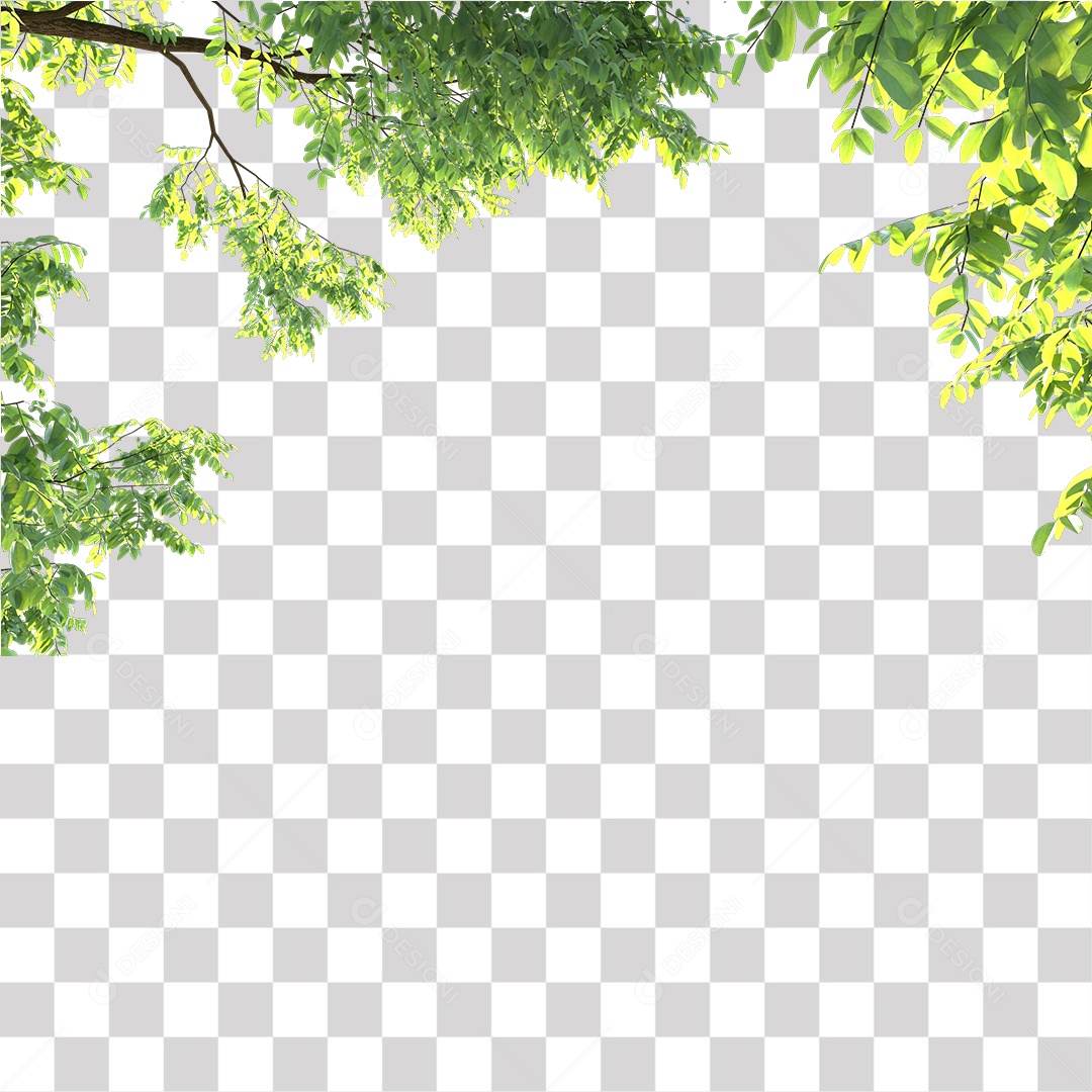 Árvores verdes PNG Transparente