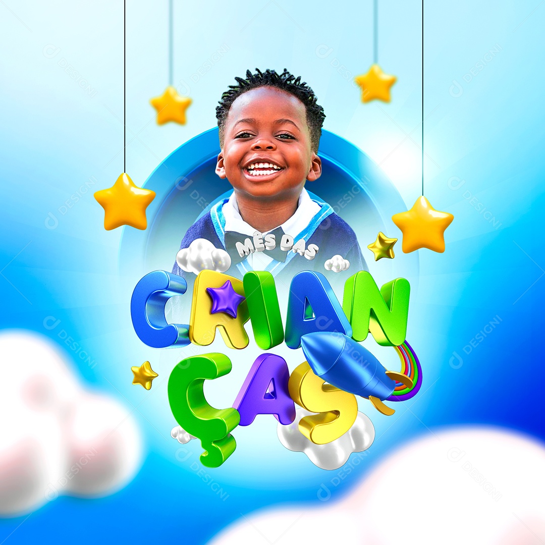 Dia Das Crianças Data Comemorativa Social Media PSD Editável