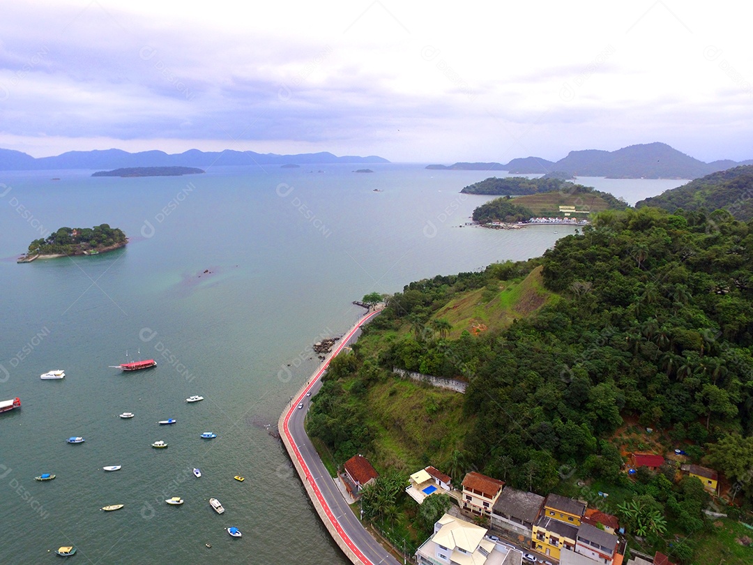 Azul do mar e paisagens maravilhosas