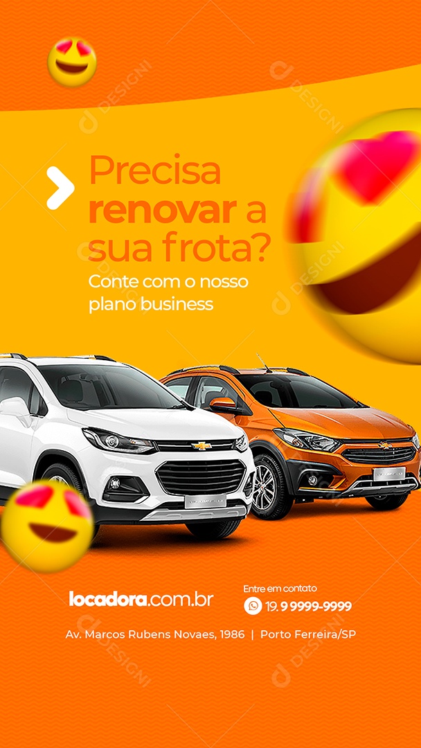 Story Precisa renovar a sua frota Locadora Social Media PSD Editável