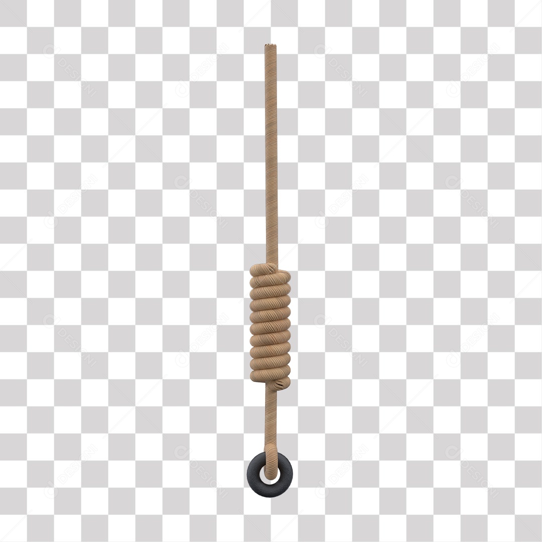 Corda 3D Elemento para Composição PNG Transparente