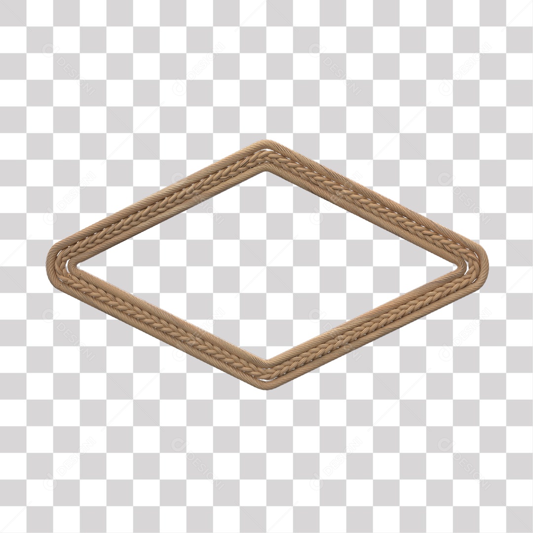 Cordas Elemento 3D para Composição PNG Transparente
