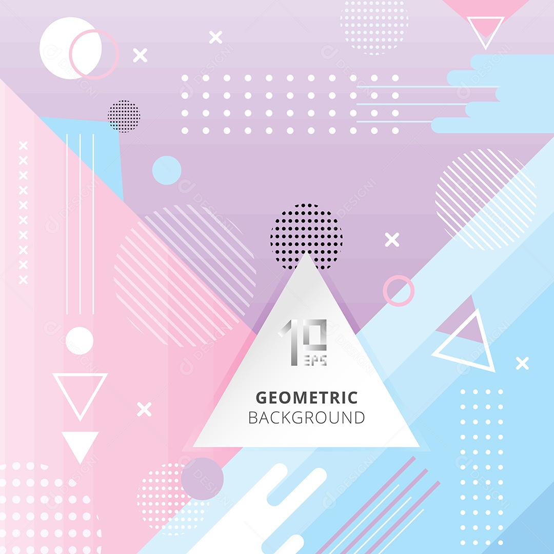 Fundo de estilo de cor padrão geométrico moderno abstrato