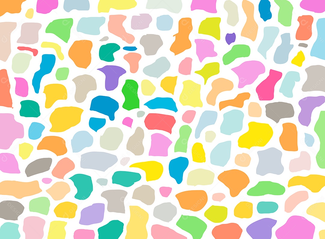 Texturas geométricas de terrazzo e pacote de padrões com cores