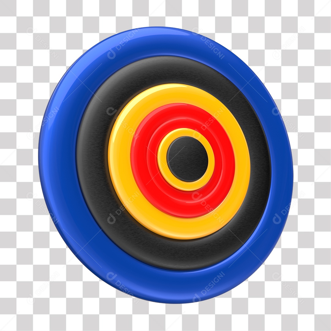 Dardo Elemento 3D Para Composição PNG Transparente