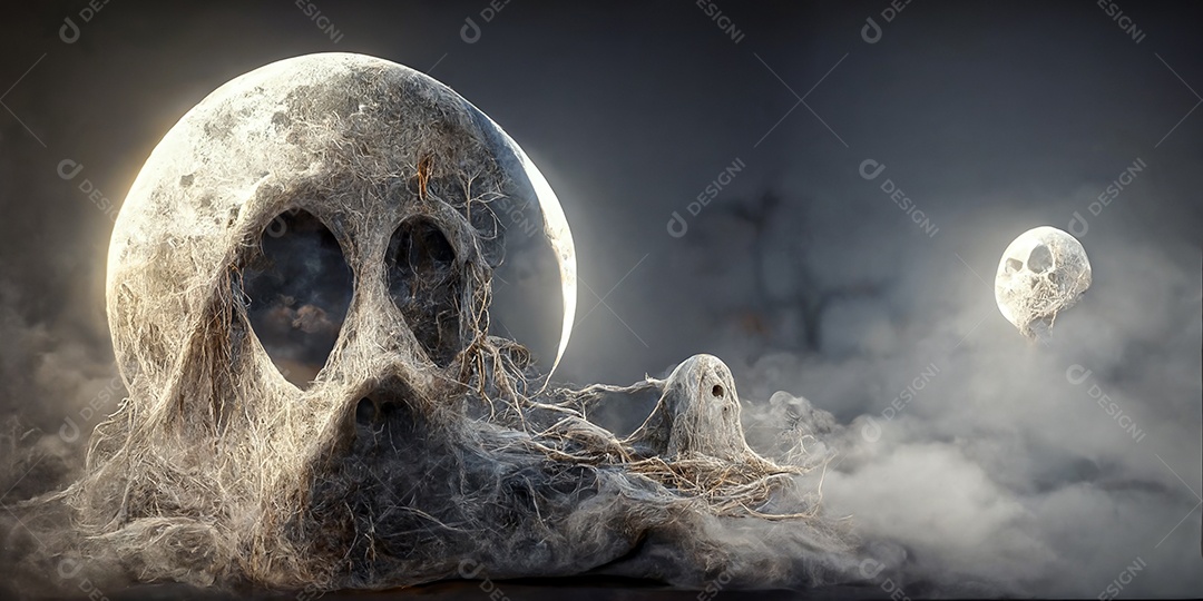 Cenário de Halloween