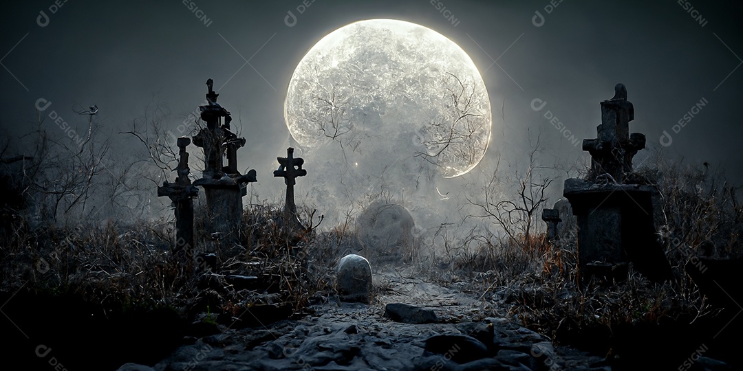 Cenário de Halloween