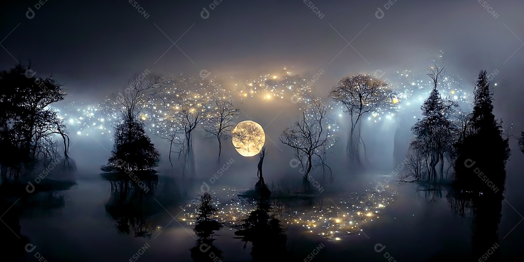 Cenário de Halloween