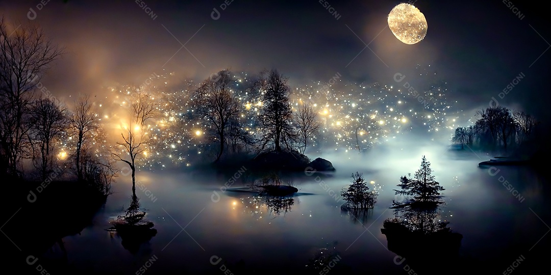 Cenário de Halloween