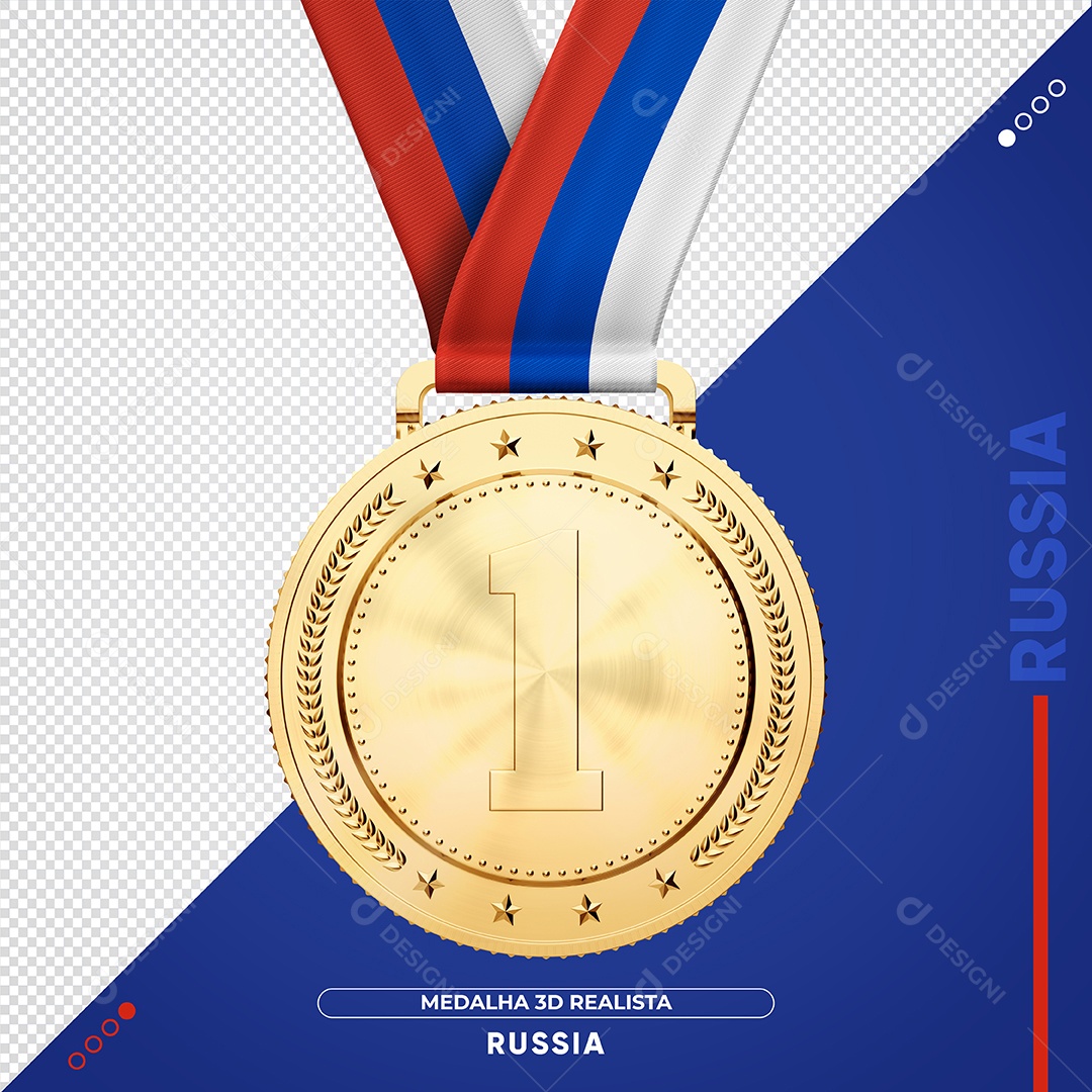 Medalha de Ouro da Rússia PSD