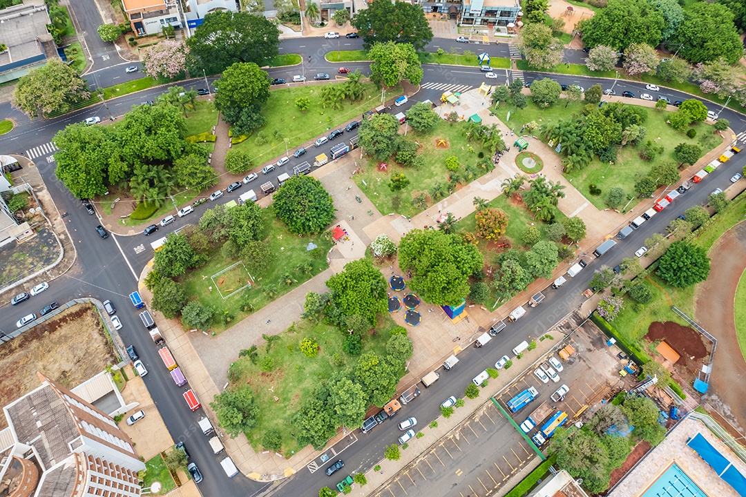 Linda vista topo cidade Ribeirão Preto, São Paulo / Brasil