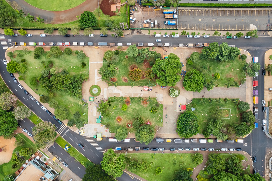 Linda vista topo cidade Ribeirão Preto, São Paulo / Brasil