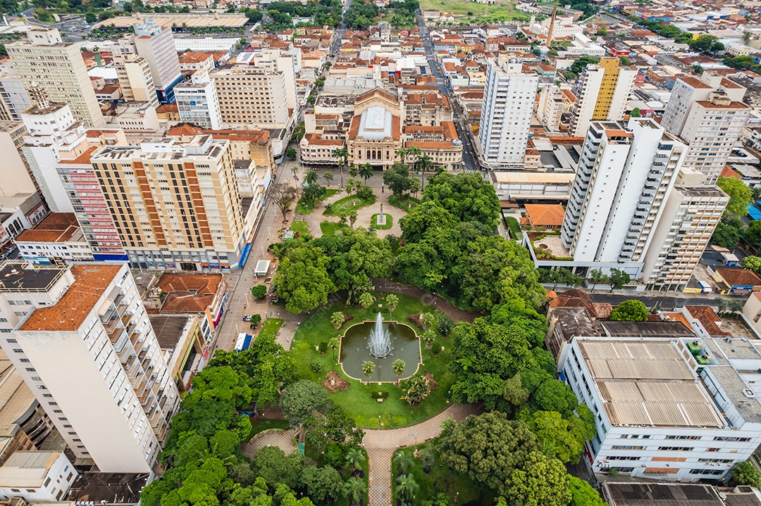 Linda vista topo cidade Ribeirão Preto, São Paulo / Brasil
