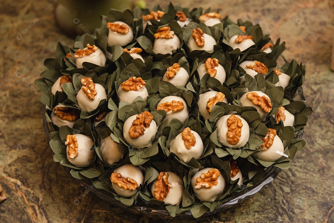 Delicioso rebuçado de castanha para casamentos, rebuçado de casamento