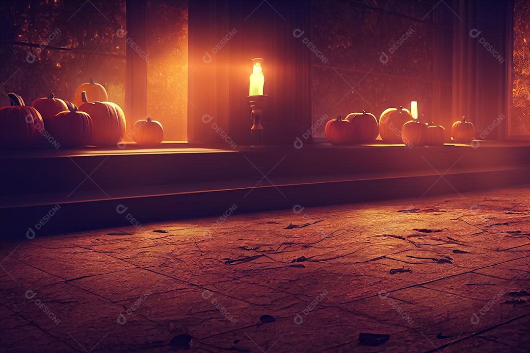 Cenário de Halloween