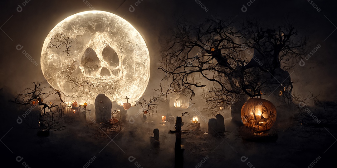 Cenário de halloween