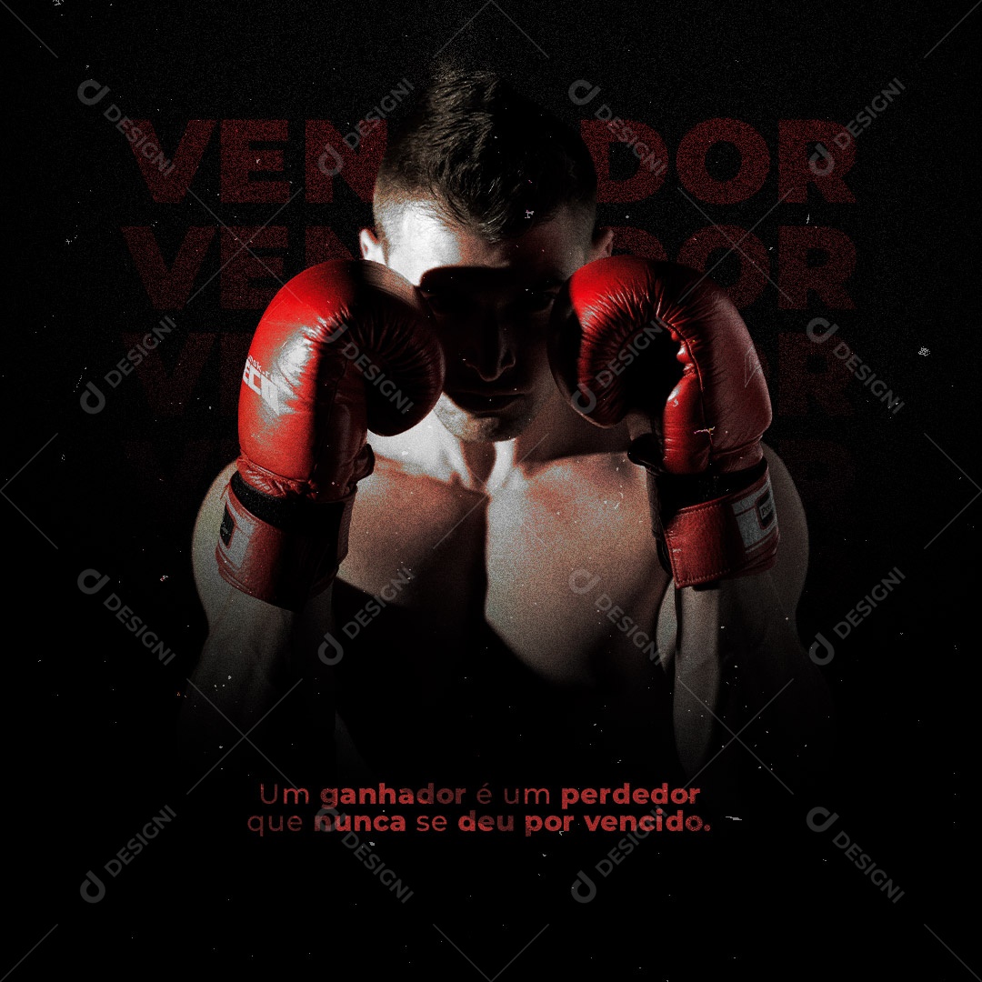 Frase Motivacional Social Media PSD Editável