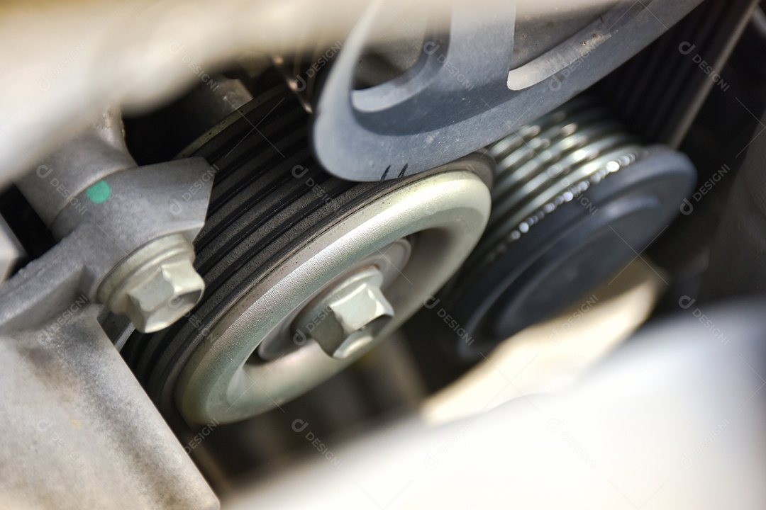 Polia de sincronismo do carro do motor