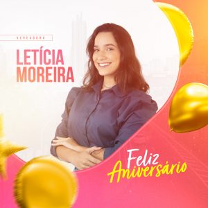 Social Media Feliz Aniversário Vereadora PSD Editável