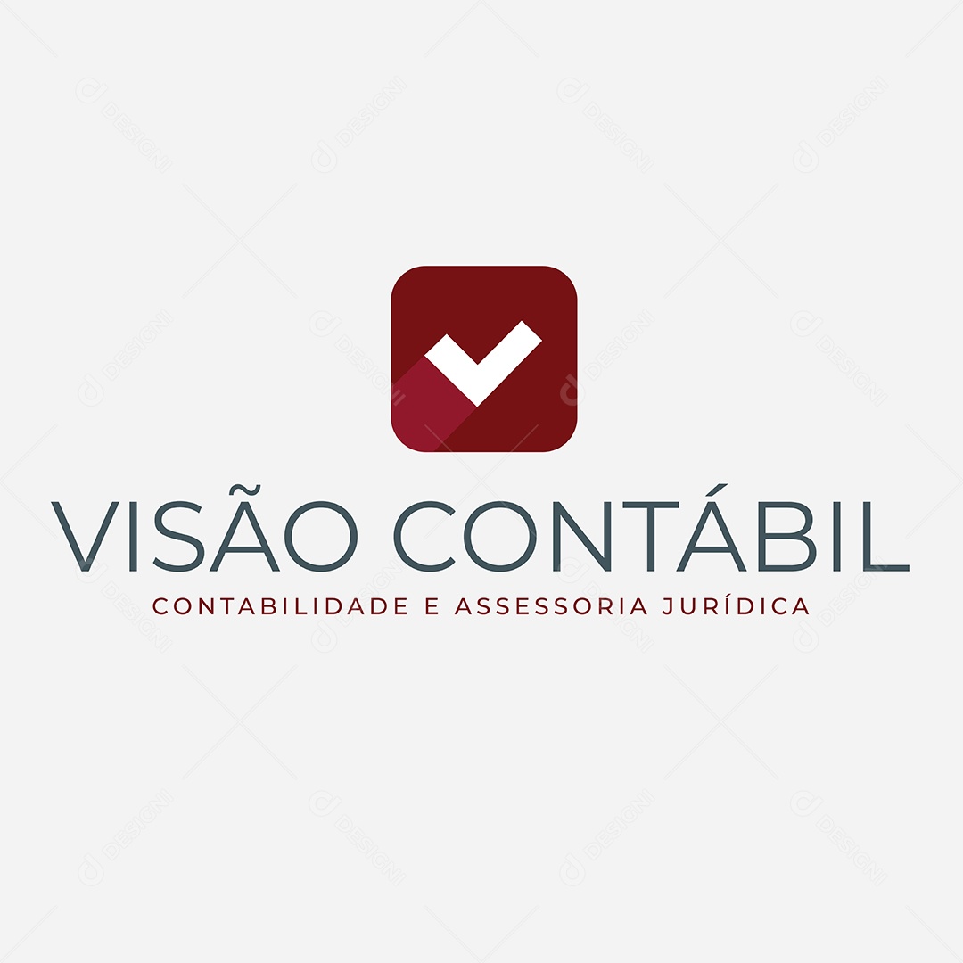 Logo Contabilidade Visão Contábil AI Editável